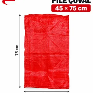 45X75 KIRMIZI FİLE ÇUVAL