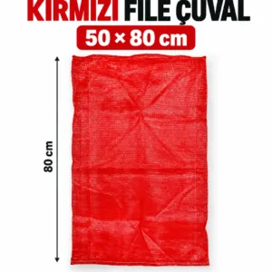50X80 KIRMIZI FİLE ÇUVAL