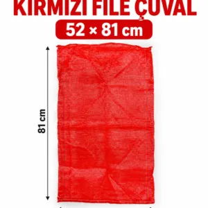 52X81 KIRMIZI FİLE ÇUVAL